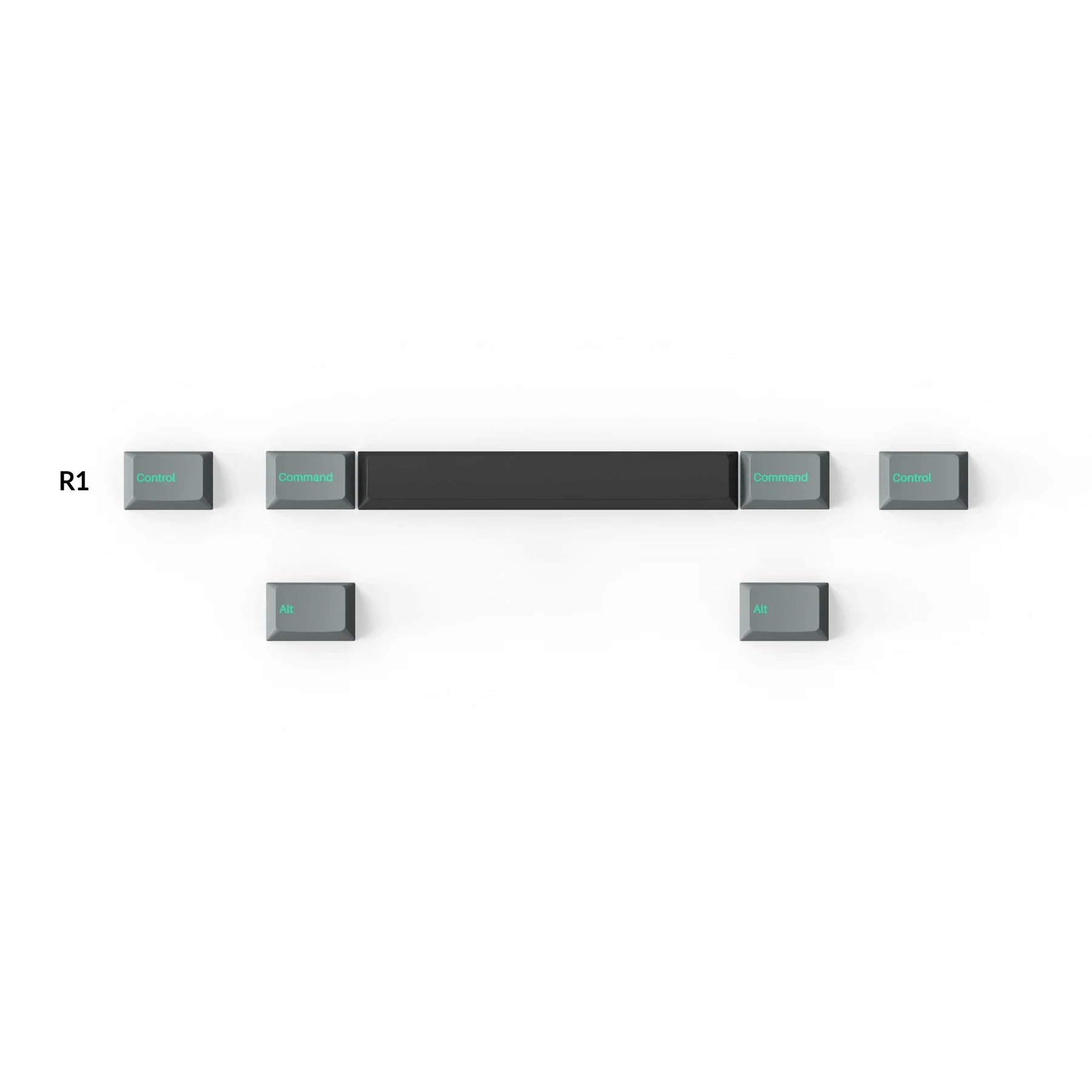 Cherry Profile Double-Shot PBT Full Set Keycaps - Hacker Mint - Image 4