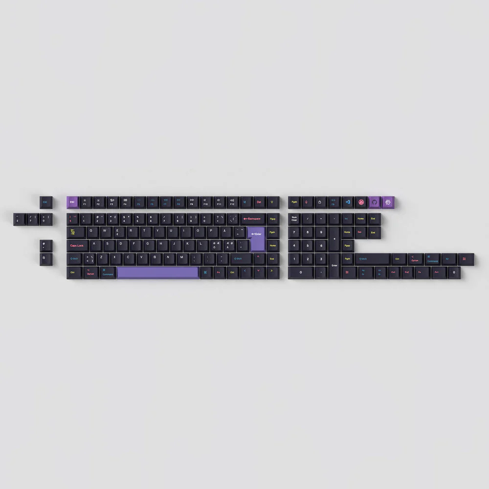 ISO Cherry Profile Dye-Sub PBT Full Set Keycap Set - Developer - Image 5