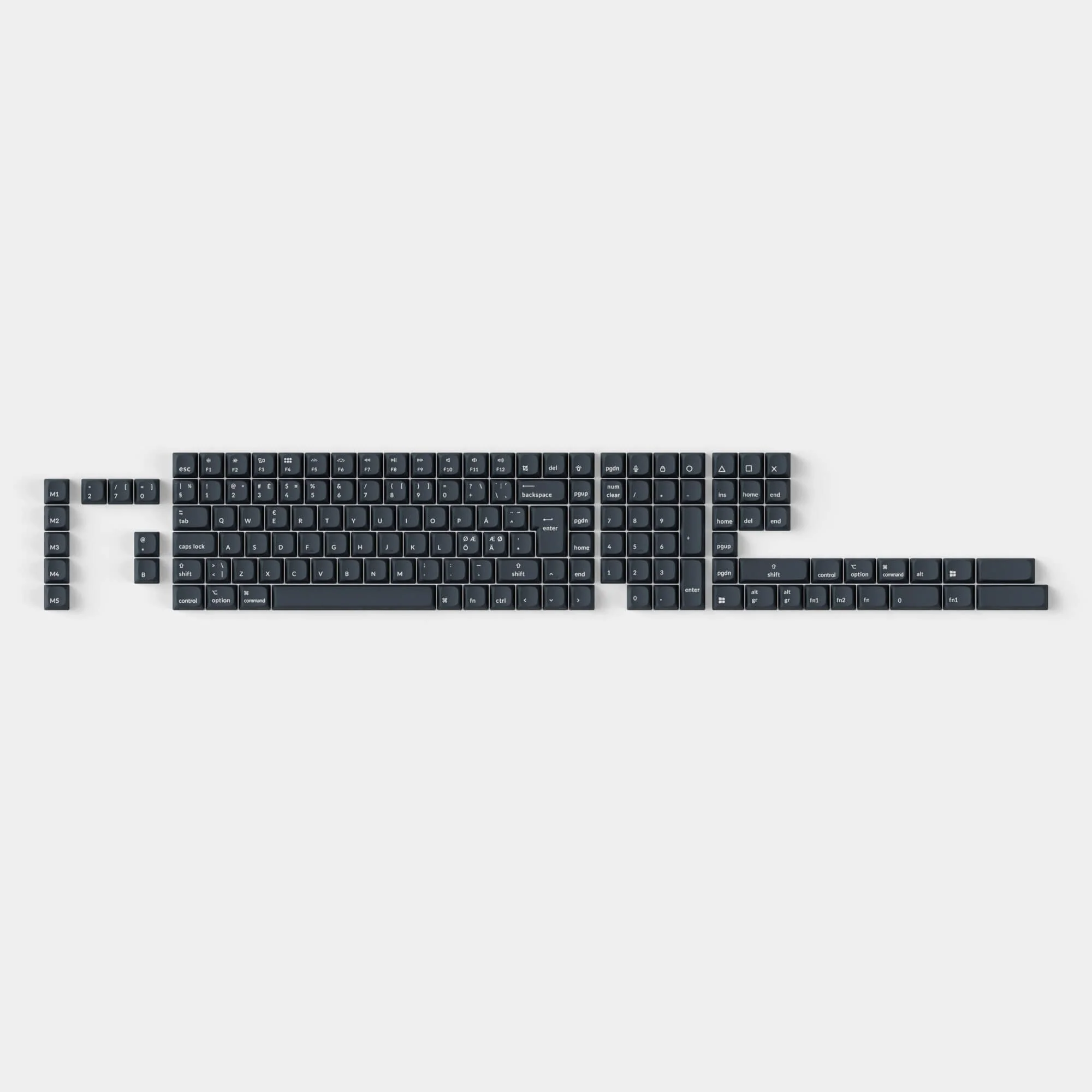 ISO Shine-Through ABS OSA Full Set Keycap Set - Image 6
