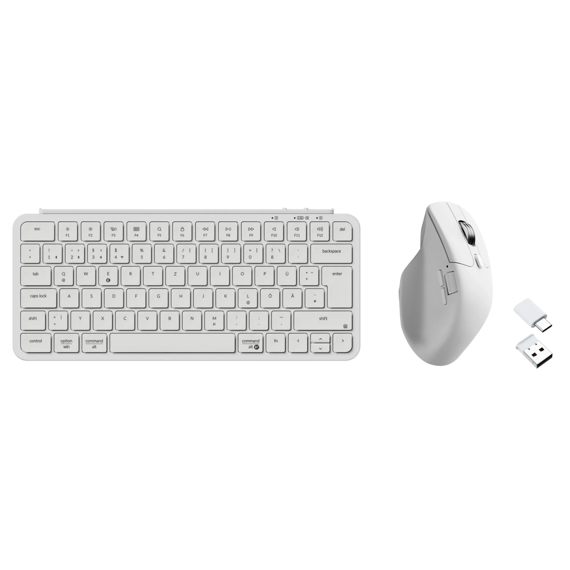 Keychron B Pro Series ISO-DE Layout Keyboard and M6 Mouse Wireless Combo - Image 4