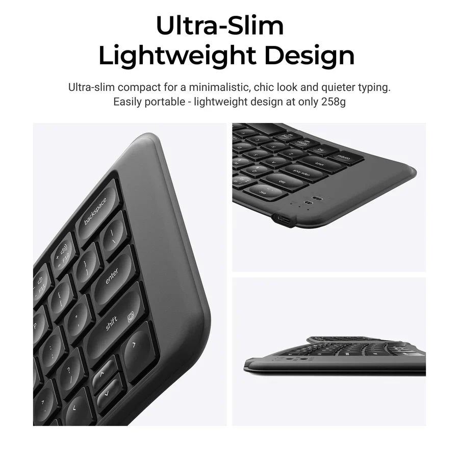 Keychron B11 Pro Ultra-Slim Wireless Foldable Keyboard(ANSI US Layout) - Image 5