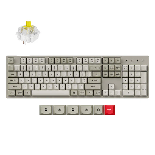 Keychron C2 Pro 8K QMK Wired Custom Mechanical Keyboard (US ANSI Layout) - Image 3