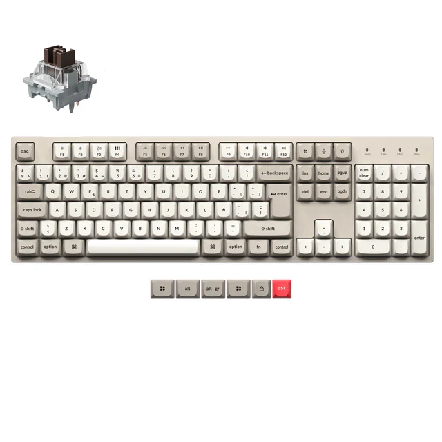 Keychron C2 Pro 8K QMK Wired Custom Mechanical Keyboard ISO Layout Collection - Image 11