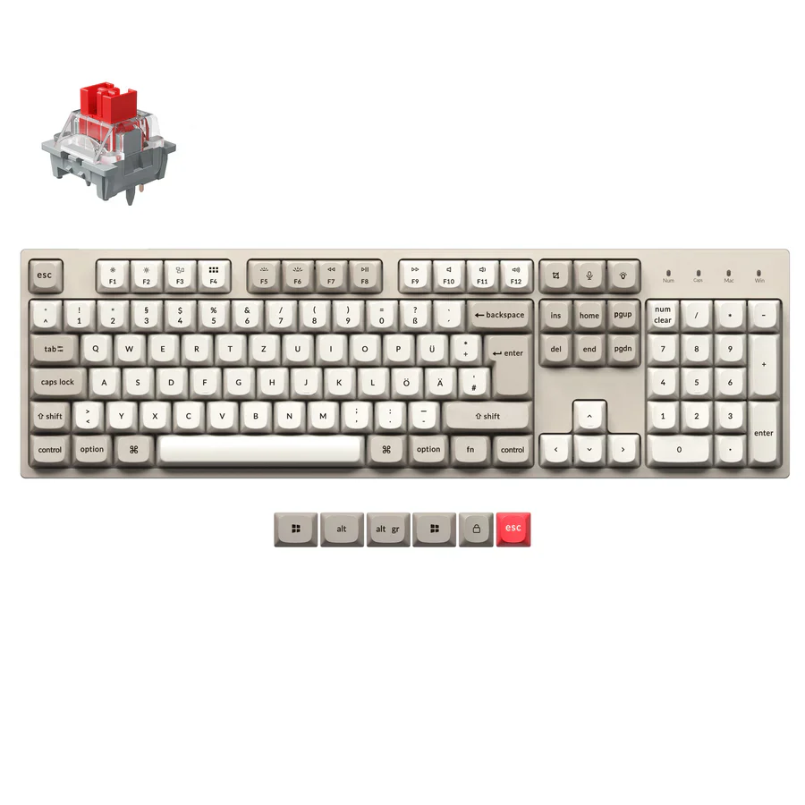 Keychron C2 Pro 8K QMK Wired Custom Mechanical Keyboard ISO Layout Collection - Image 12