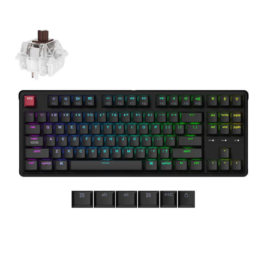 Keychron C3 Pro 8K QMK Wired Custom Mechanical Keyboard (US ANSI Layout) - Image 2