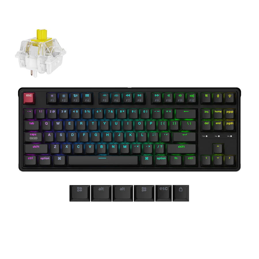 Keychron C3 Pro 8K QMK Wired Custom Mechanical Keyboard (US ANSI Layout) - Image 3