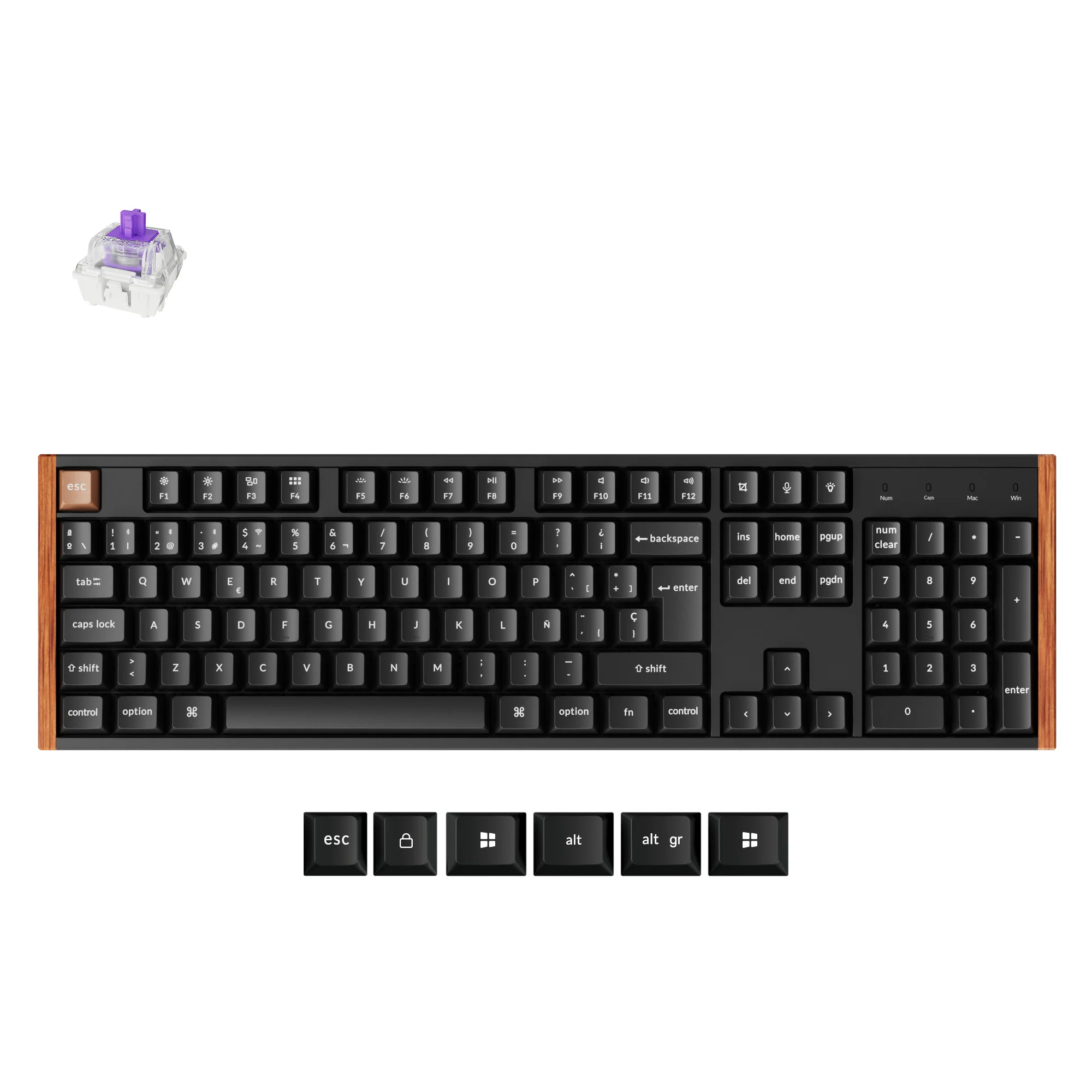Keychron K10 HE Wireless Magnetic Switch Custom Keyboard ISO Layout Collection - Image 15
