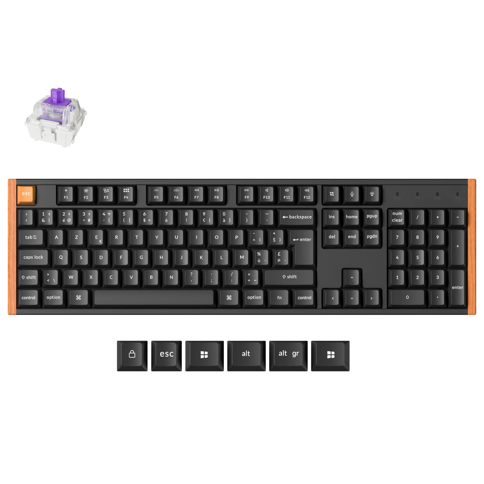 Keychron K10 HE Wireless Magnetic Switch Custom Keyboard ISO Layout Collection - Image 18