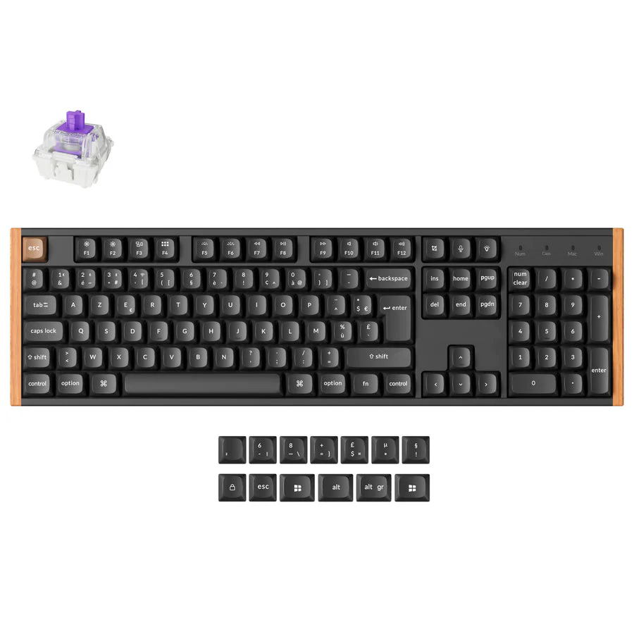 Keychron K10 HE Wireless Magnetic Switch Custom Keyboard ISO Layout Collection - Image 23
