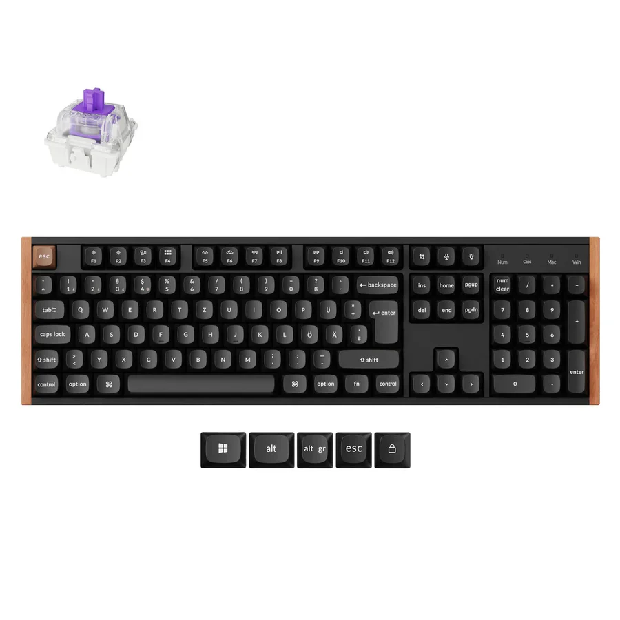 Keychron K10 HE Wireless Magnetic Switch Custom Keyboard ISO Layout Collection - Image 9