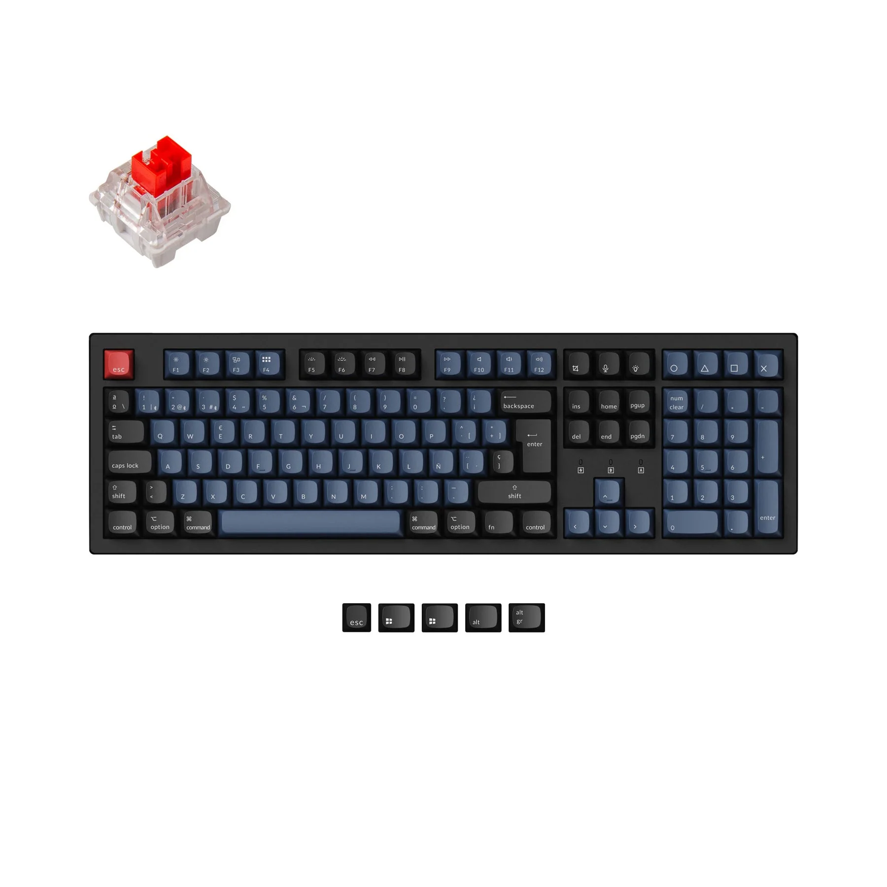 Keychron K10 Pro QMK/VIA Wireless Mechanical Keyboard ISO Layout Collection - Image 10