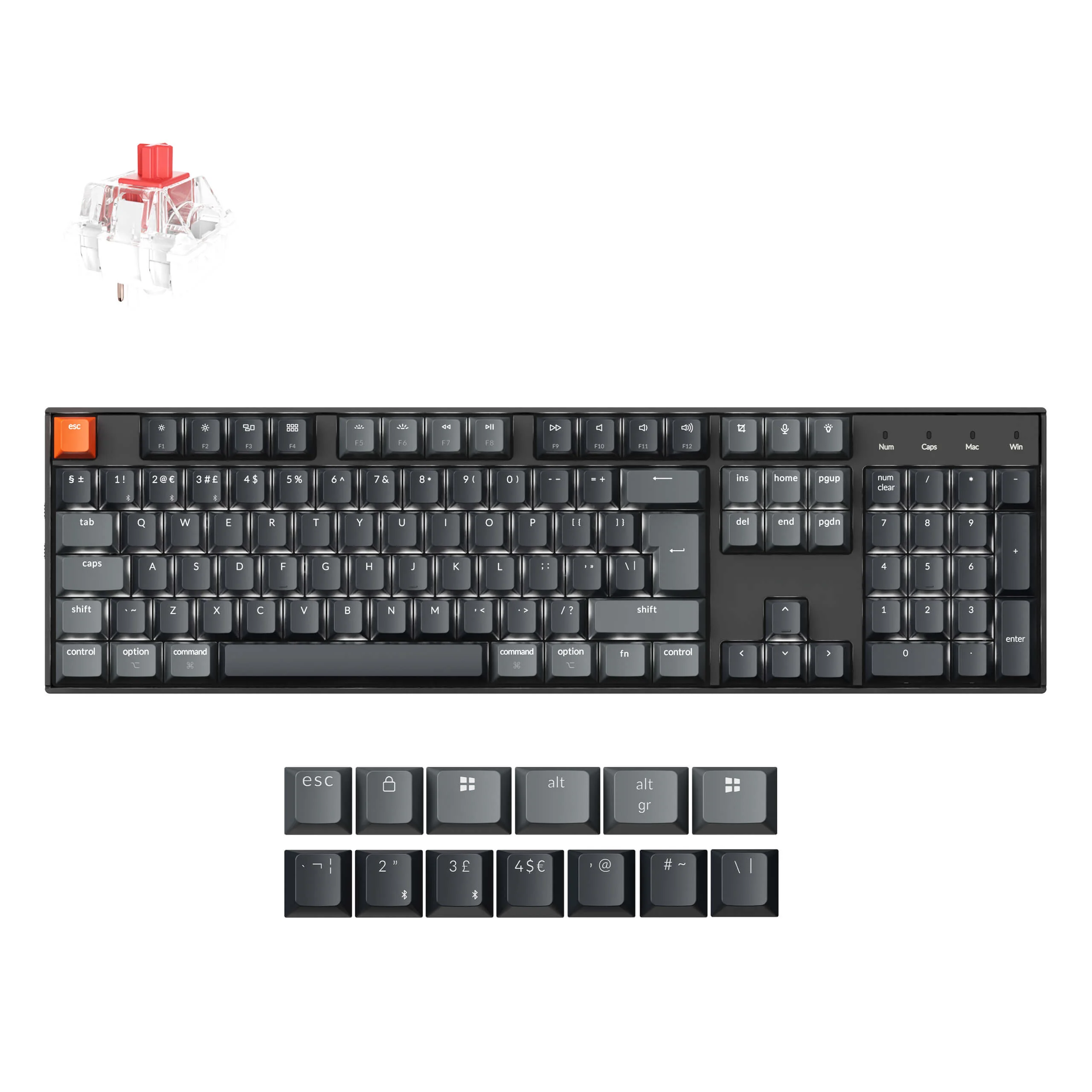 Keychron K10 QMK Wireless Mechanical Keyboard (ISO Layout) - Version 2 - Image 32