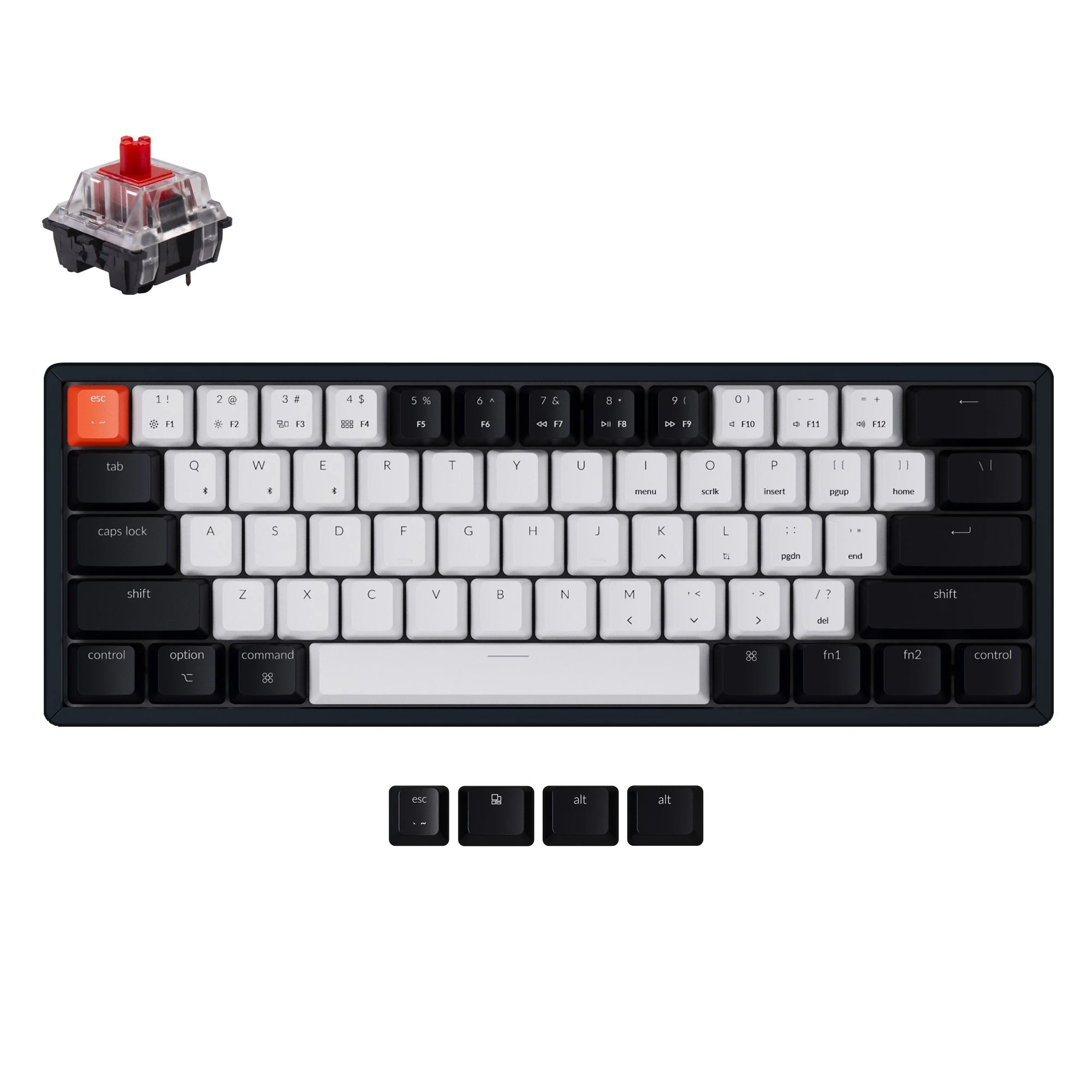 Keychron K12 Wireless Mechanical Keyboard (US ANSI Layout) - Image 20
