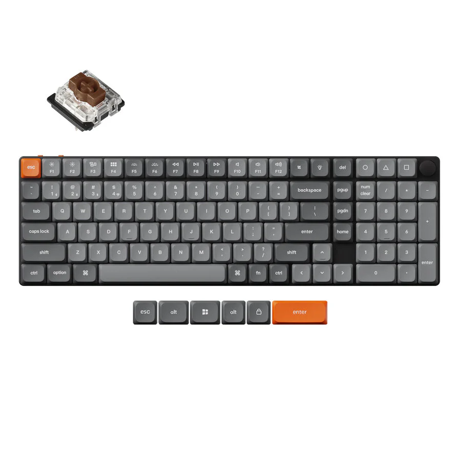 Keychron K17 Max QMK Wireless Custom Mechanical Keyboard(US ANSI Layout) - Image 3