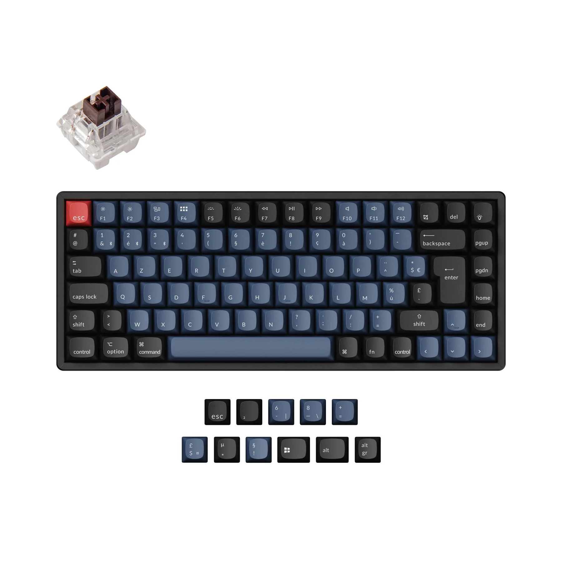 Keychron K2 Pro QMK/VIA Wireless Mechanical Keyboard ISO Layout Collection - Image 9