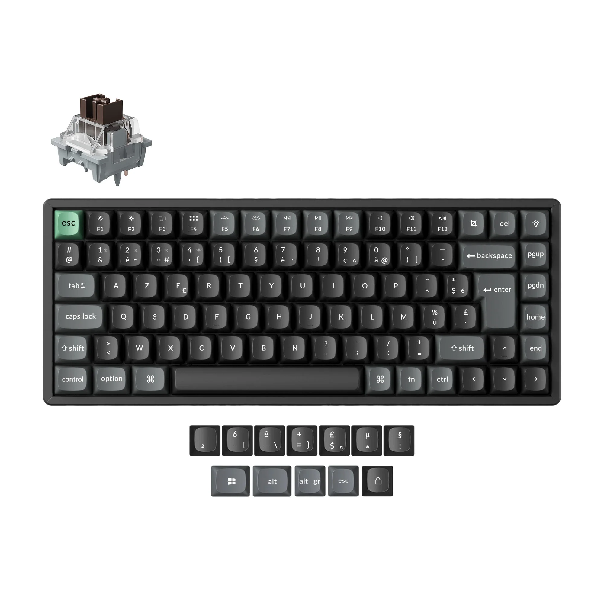 Keychron K2 Ultra 8K Wireless Custom Mechanical Keyboard ISO Layout Collection - Image 12
