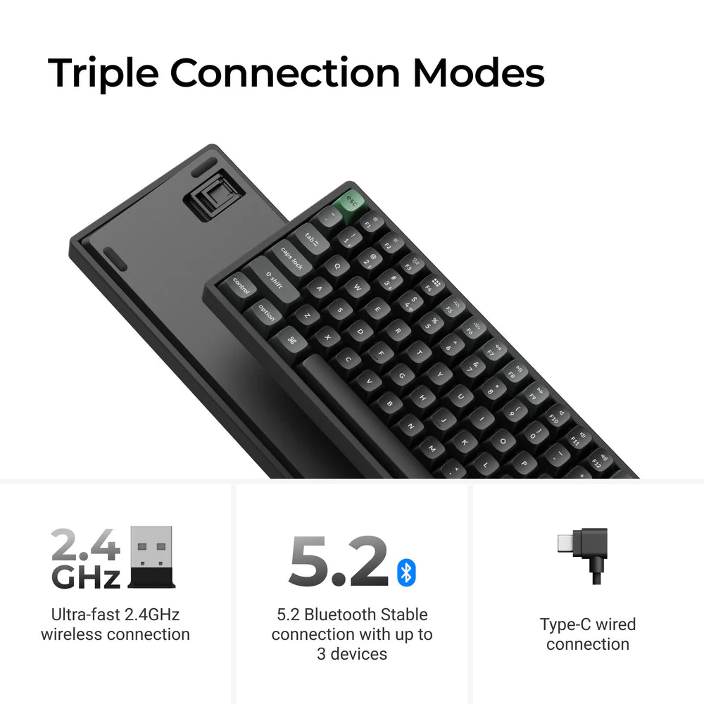 Keychron K2 Ultra 8K Wireless Custom Mechanical Keyboard ISO Layout Collection - Image 5
