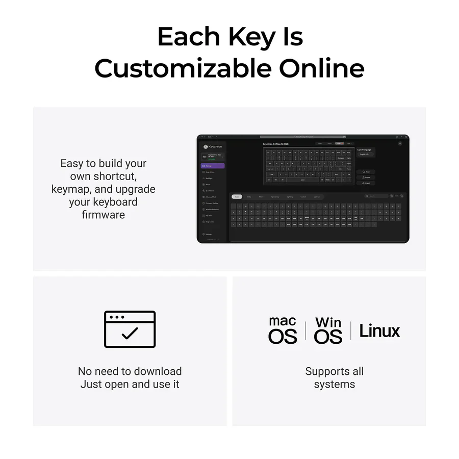 Keychron K3 Max SE QMK Wireless Custom Mechanical Keyboard(US ANSI Layout) - Image 4