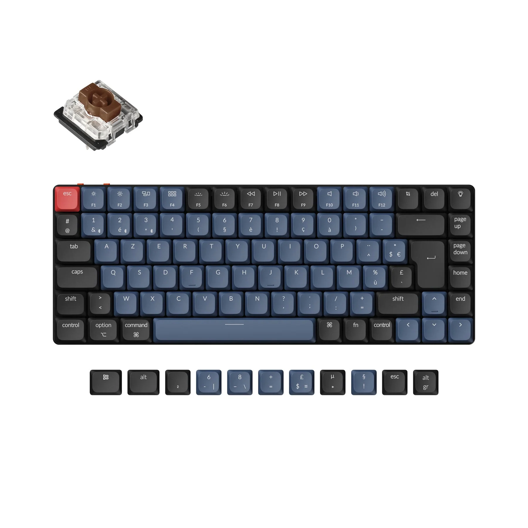 Keychron K3 Pro QMK/VIA Wireless Mechanical Keyboard ISO Layout Collection - Image 9