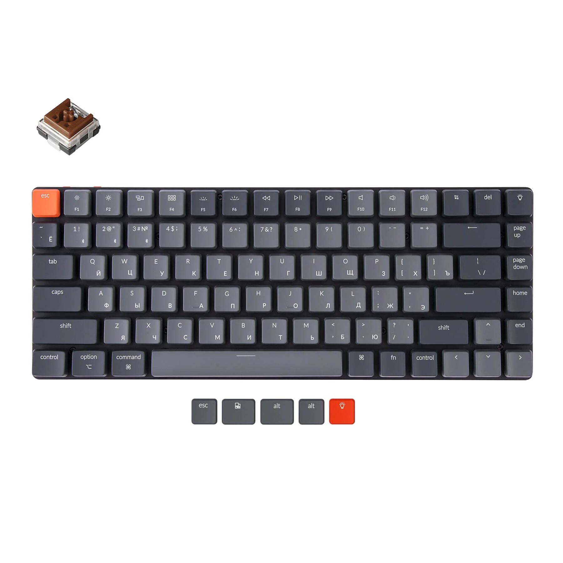 Keychron K3 Ultra-slim Wireless Mechanical Keyboard (Russian RU Layout) -Version 2 - Image 2