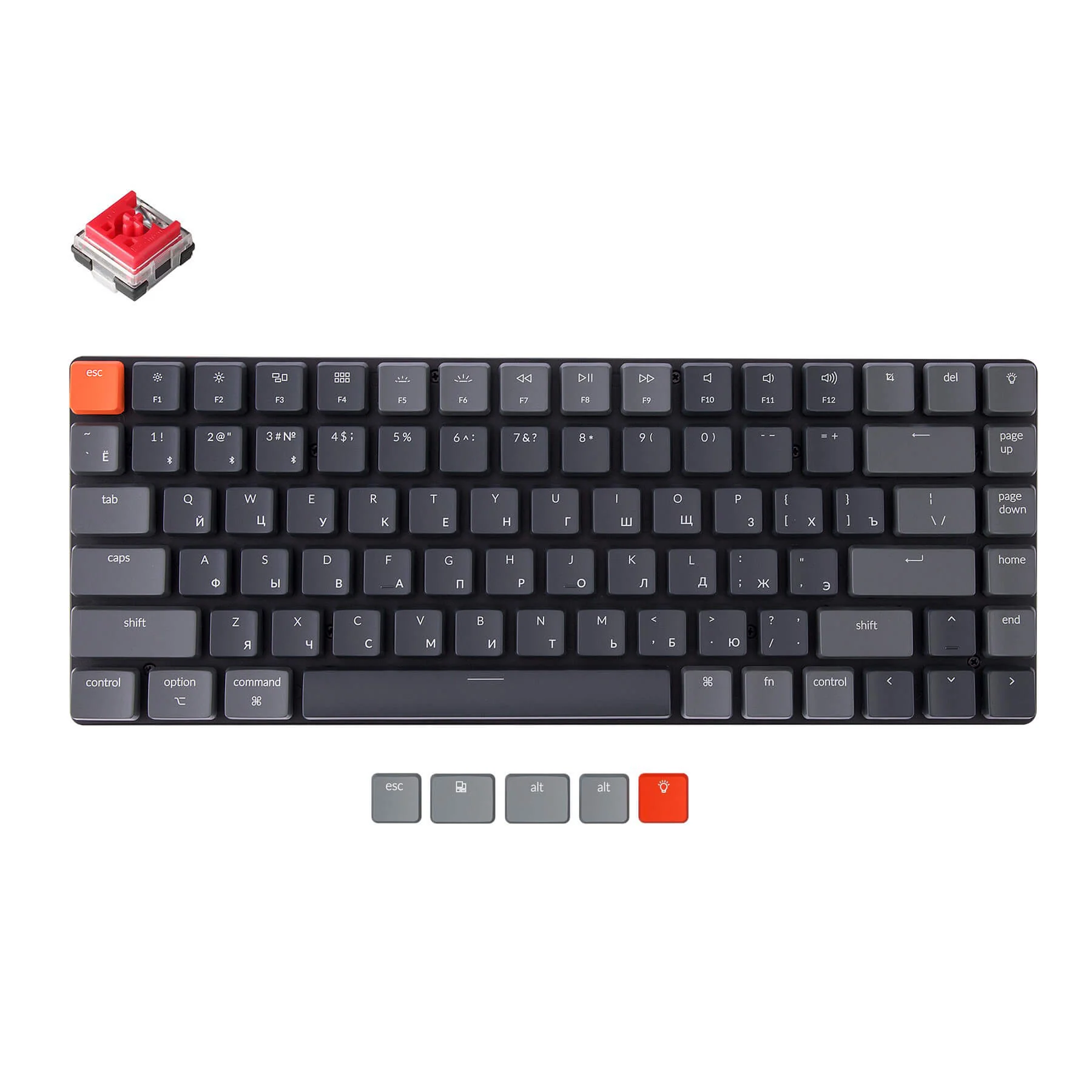 Keychron K3 Ultra-slim Wireless Mechanical Keyboard (Russian RU Layout) -Version 2 - Image 3