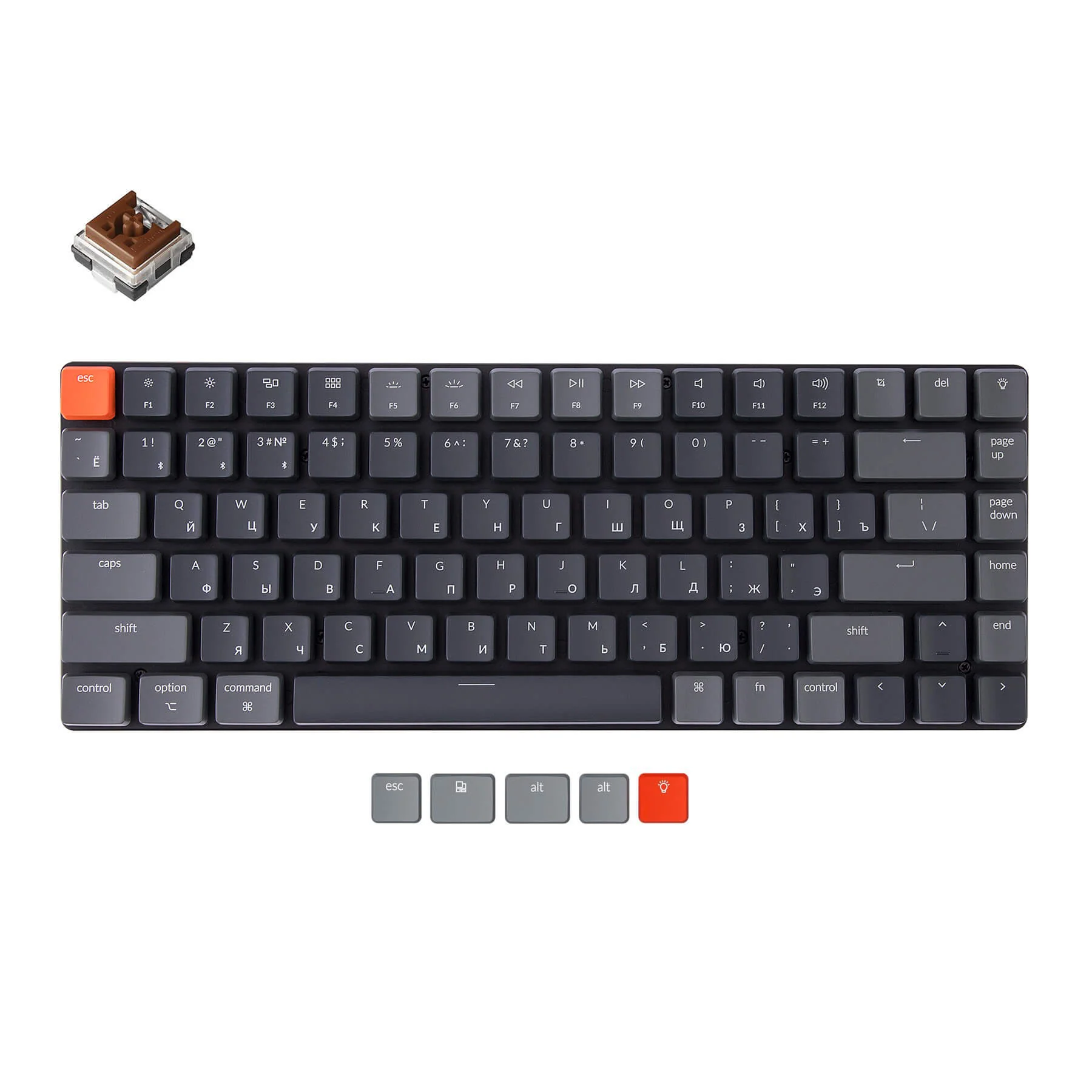 Keychron K3 Ultra-slim Wireless Mechanical Keyboard (Russian RU Layout) -Version 2 - Image 4