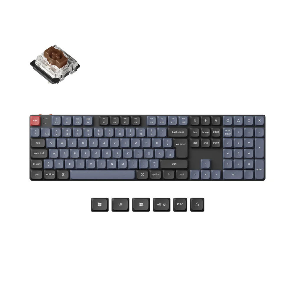 Keychron K5 Pro QMK/VIA Wireless Custom Mechanical Keyboard ISO Layout Collection - Image 14