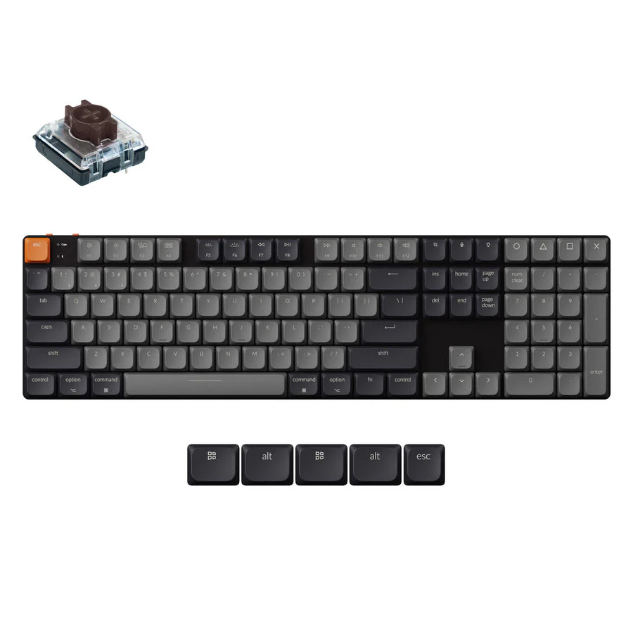 Keychron K5 QMK US ANSI Layout Wireless Mechanical Keyboard (Version 2) - Image 2