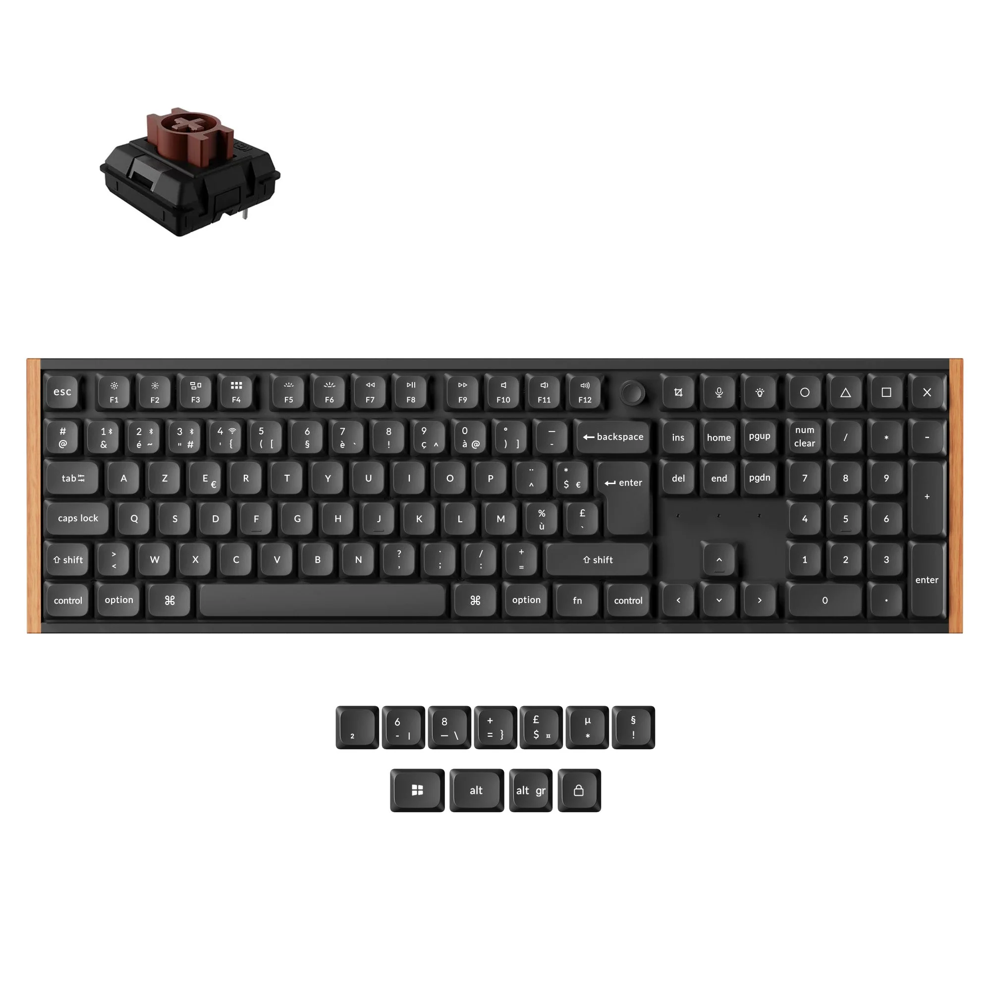 Keychron K5 Ultra 8K Wireless Custom Mechanical Keyboard ISO Layout Collection - Image 6