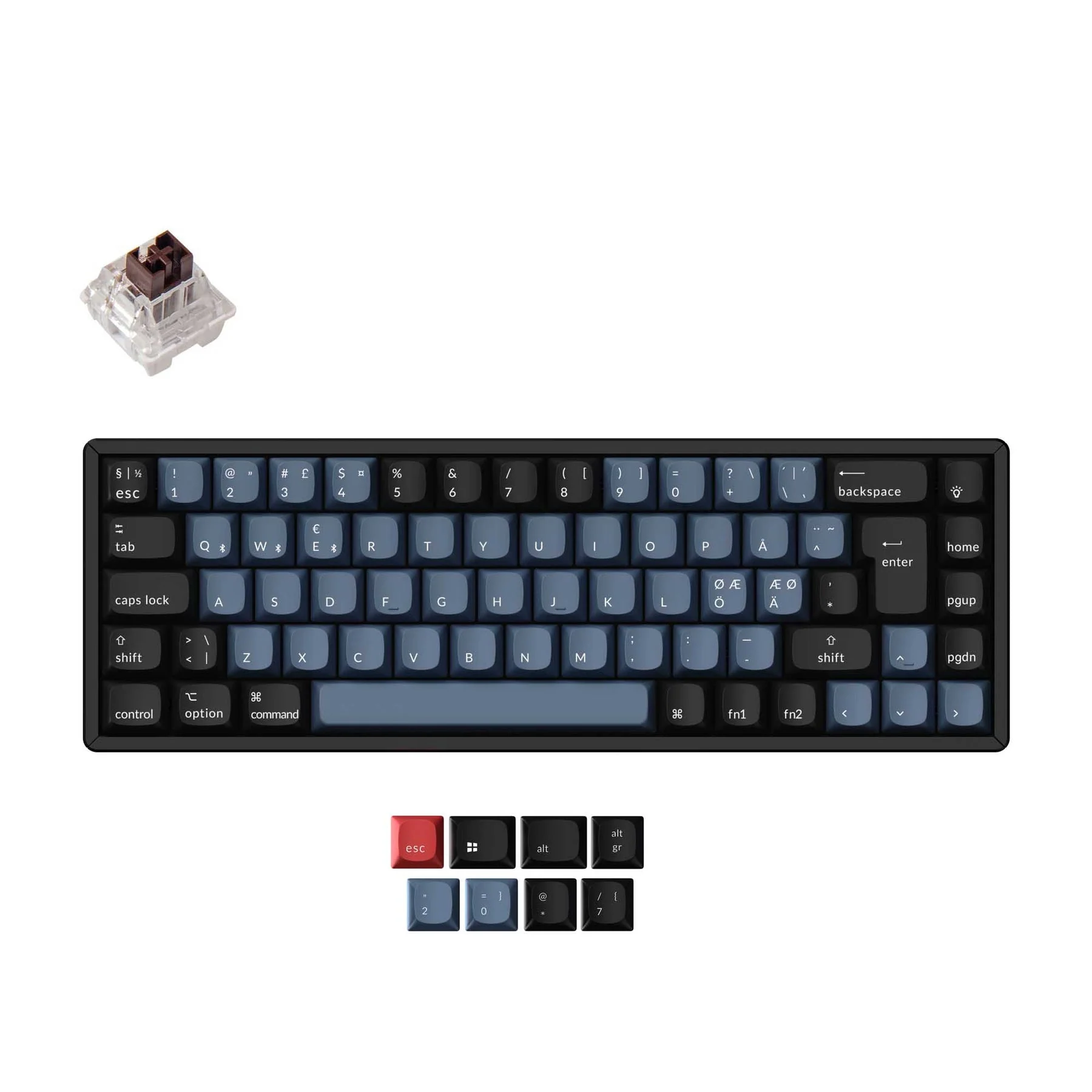 Keychron K6 Pro QMK/VIA Wireless Mechanical Keyboard ISO Layout Collection - Image 18