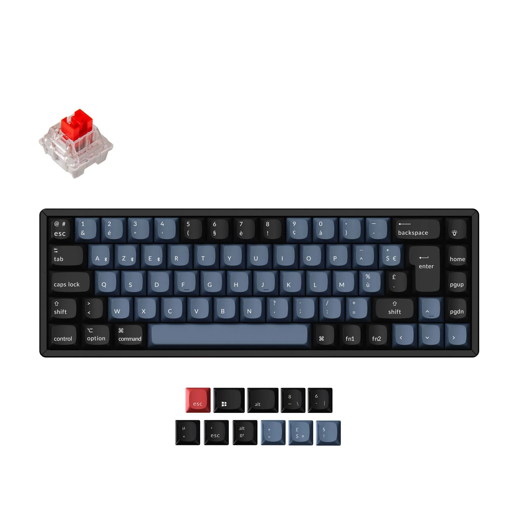 Keychron K6 Pro QMK/VIA Wireless Mechanical Keyboard ISO Layout Collection - Image 7
