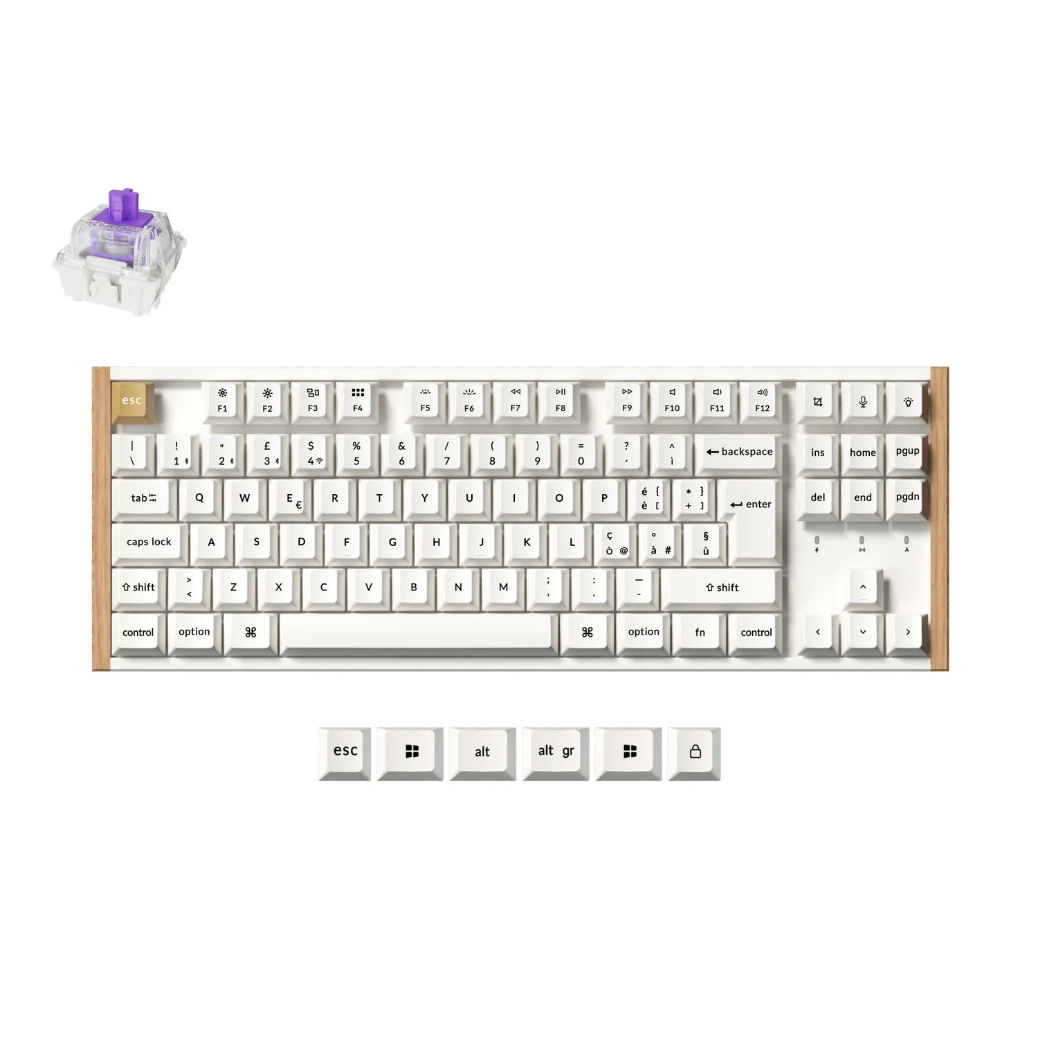 Keychron K8 HE Wireless Magnetic Switch Custom Keyboard ISO Layout Collection - Image 7