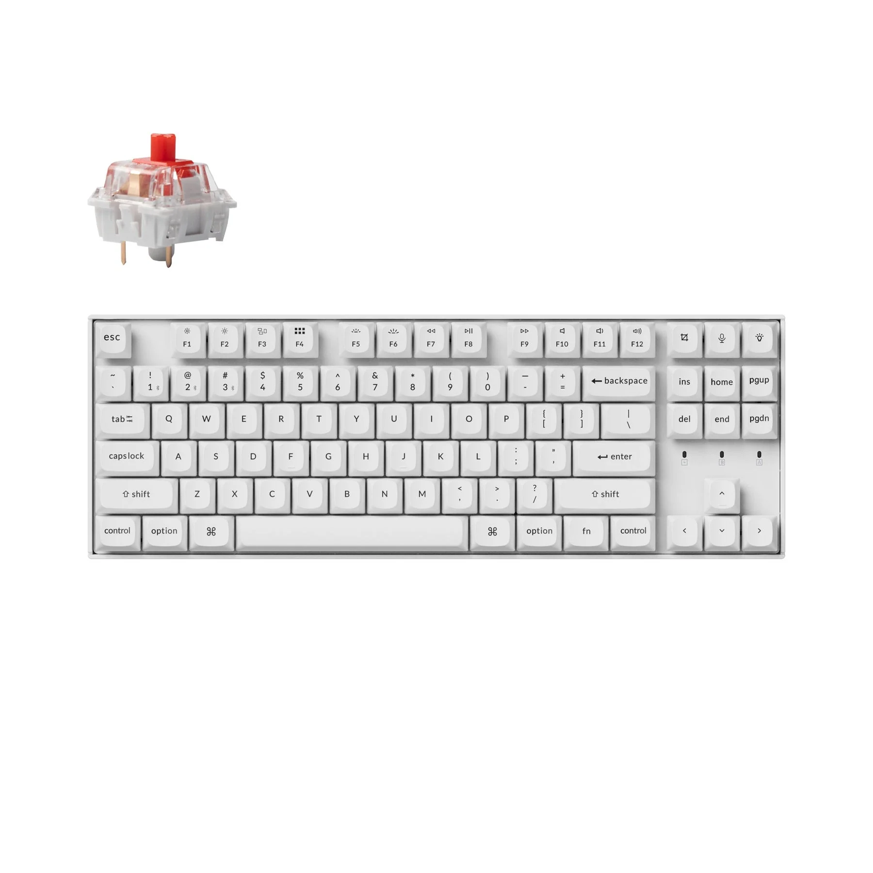 Keychron K8 Pro QMK/VIA Wireless Mechanical Keyboard (US ANSI Layout) - Image 11