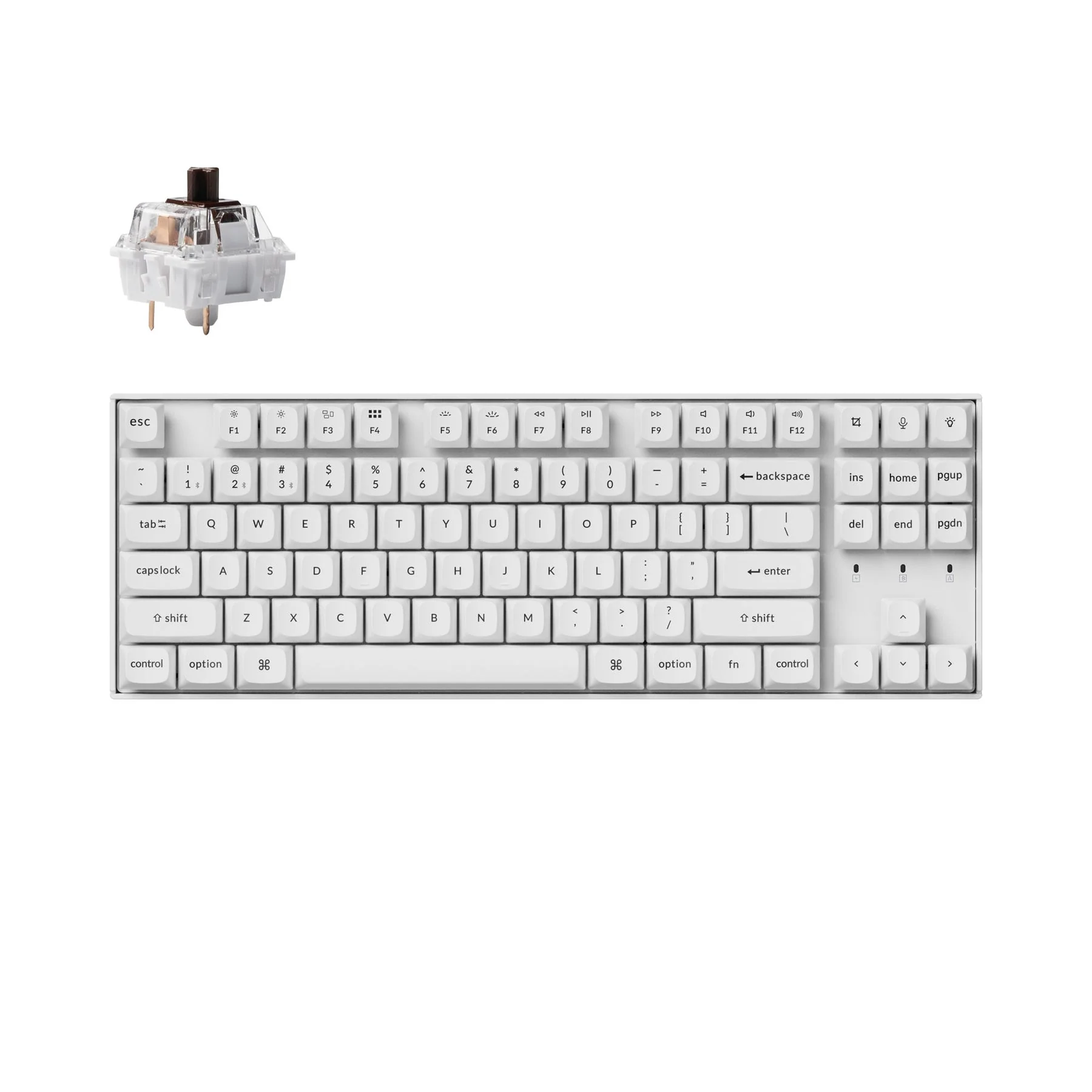 Keychron K8 Pro QMK/VIA Wireless Mechanical Keyboard (US ANSI Layout) - Image 12