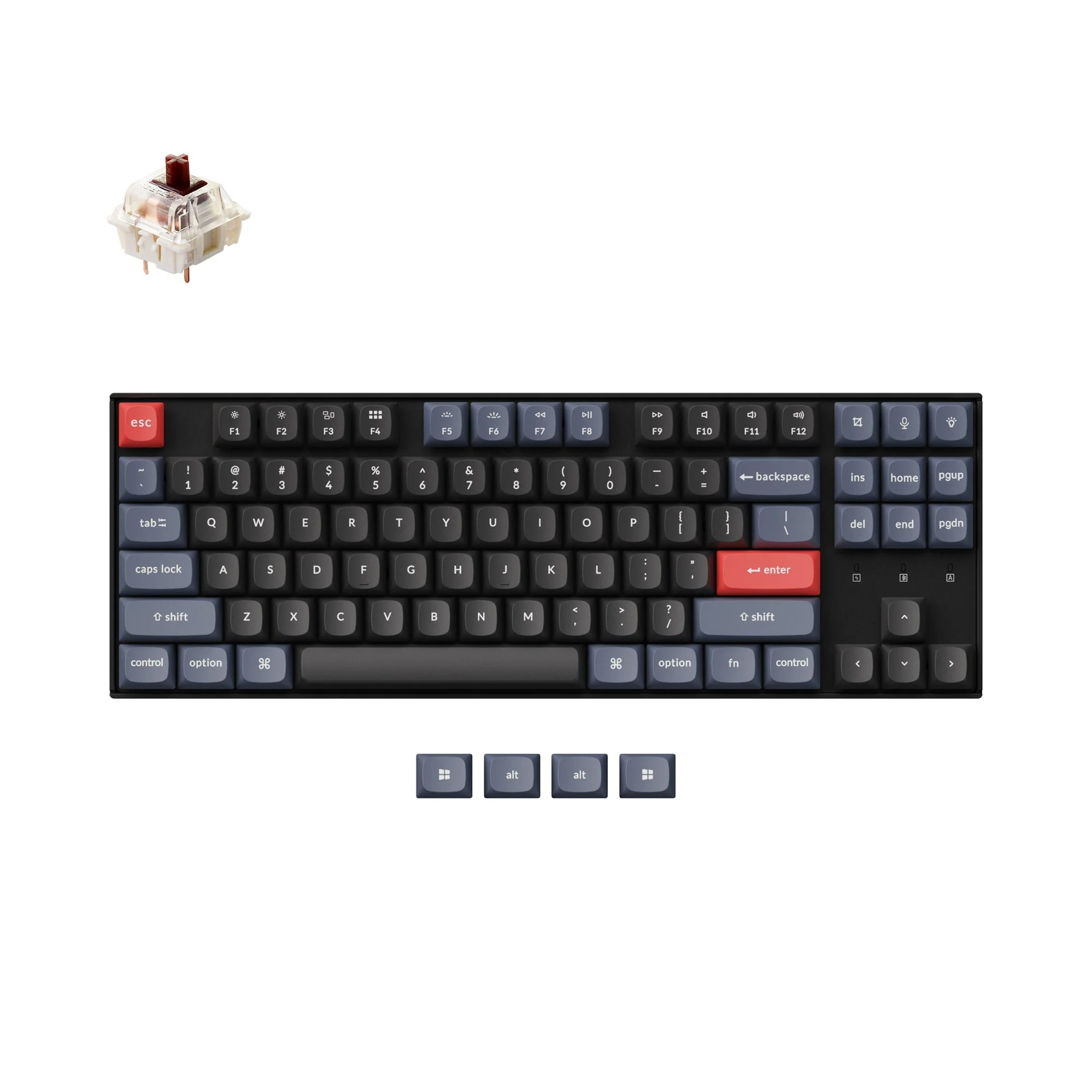 Keychron K8 Pro QMK/VIA Wireless Mechanical Keyboard (US ANSI Layout) - Image 3