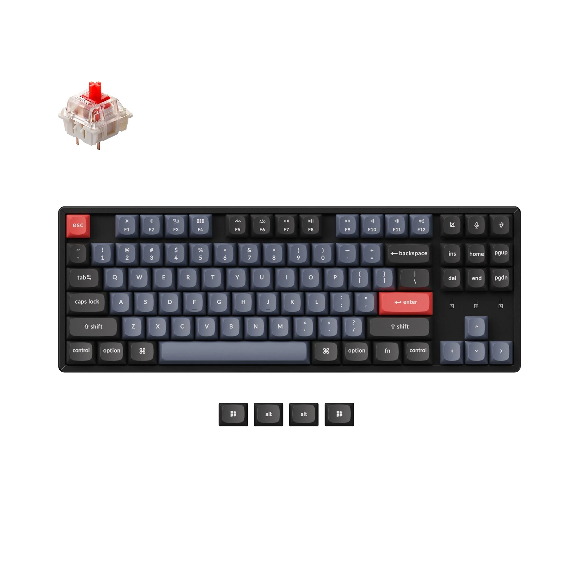 Keychron K8 Pro QMK/VIA Wireless Mechanical Keyboard (US ANSI Layout) - Image 4