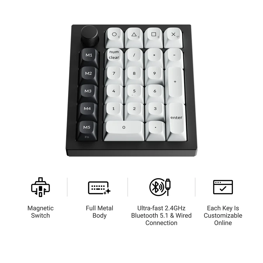 Keychron Q0 HE QMK Wireless Custom Number Pad - Image 8
