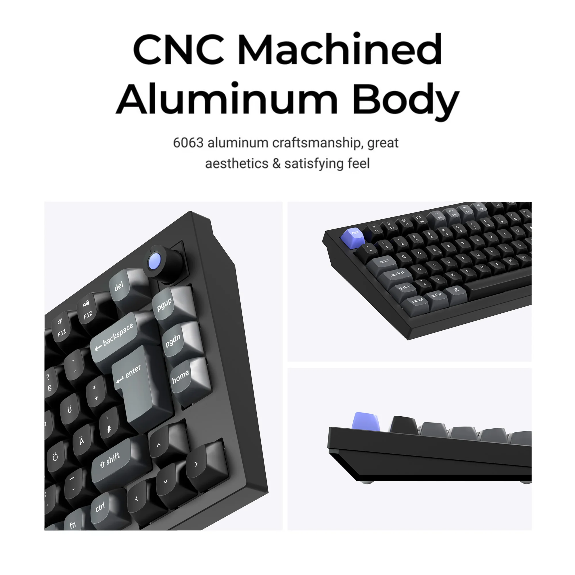Keychron Q1 HE 8K Magnetic Switch Keyboard (ISO layout Only Wired Keyboard) - Image 5