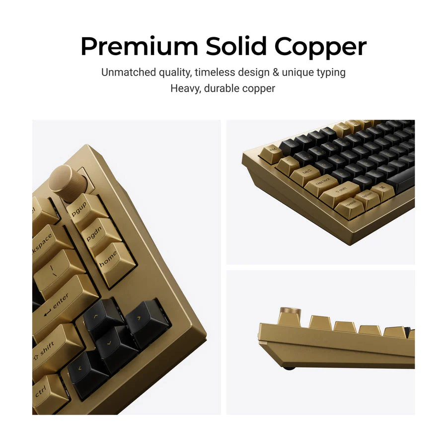 Keychron Q1 HE QMK Wireless Custom Keyboard - Copper Edition(US ANSI Layout) - Image 5