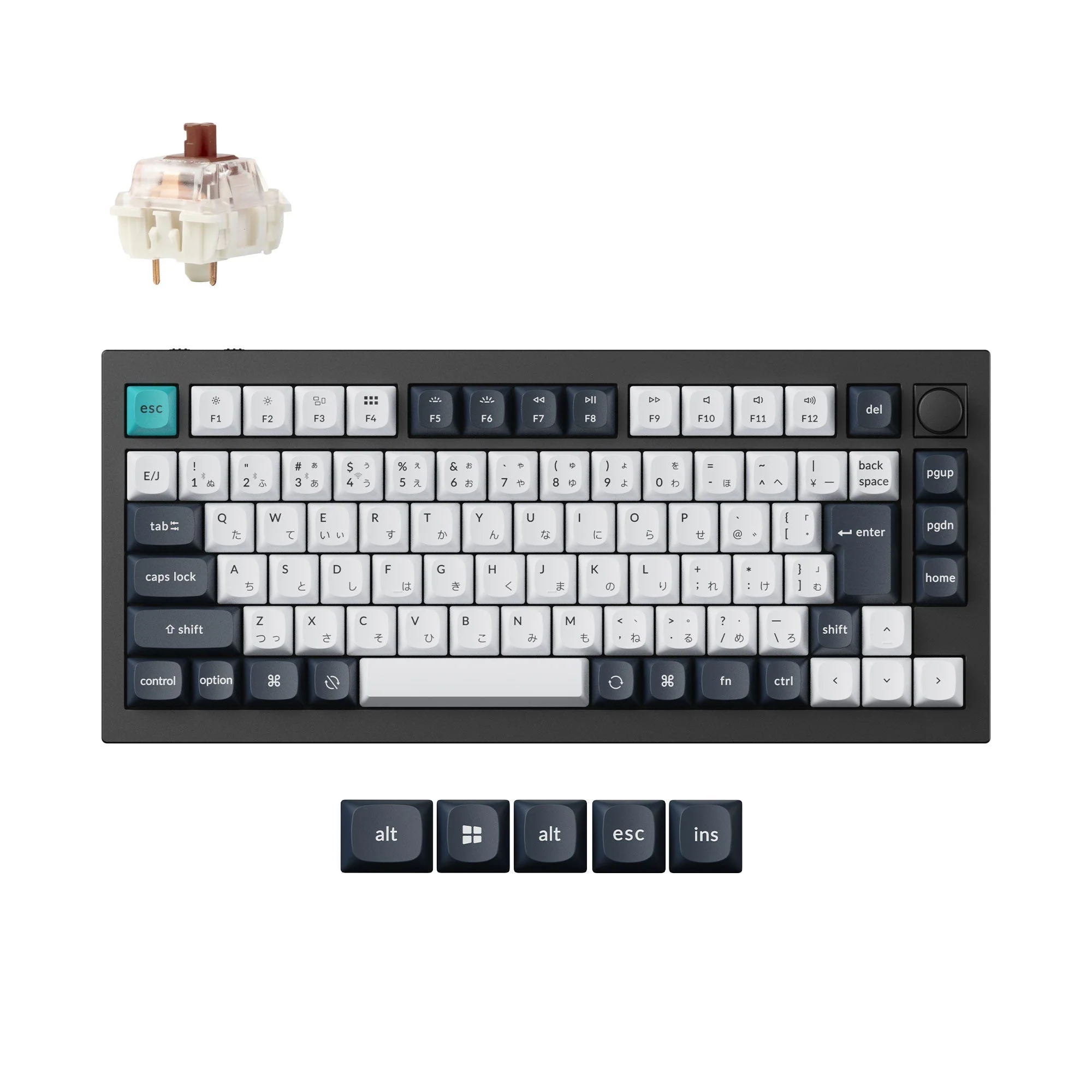 Keychron Q1 Max QMK/VIA Wireless Custom Mechanical Keyboard ISO Layout Collection - Image 14