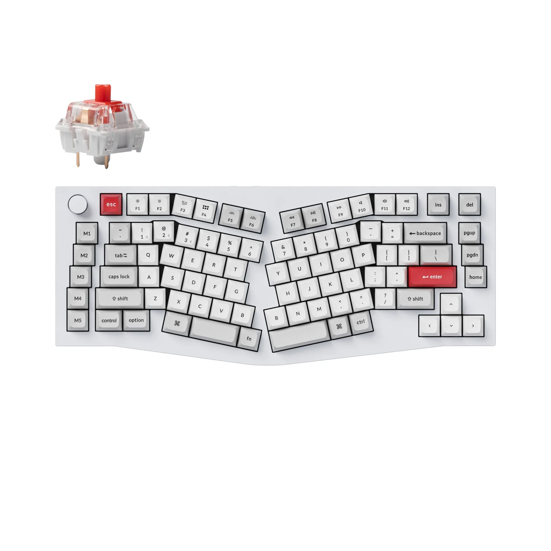 Keychron Q10 Pro (Alice Layout) QMK/VIA Wireless Custom Mechanical Keyboard (US Layout) - Image 7