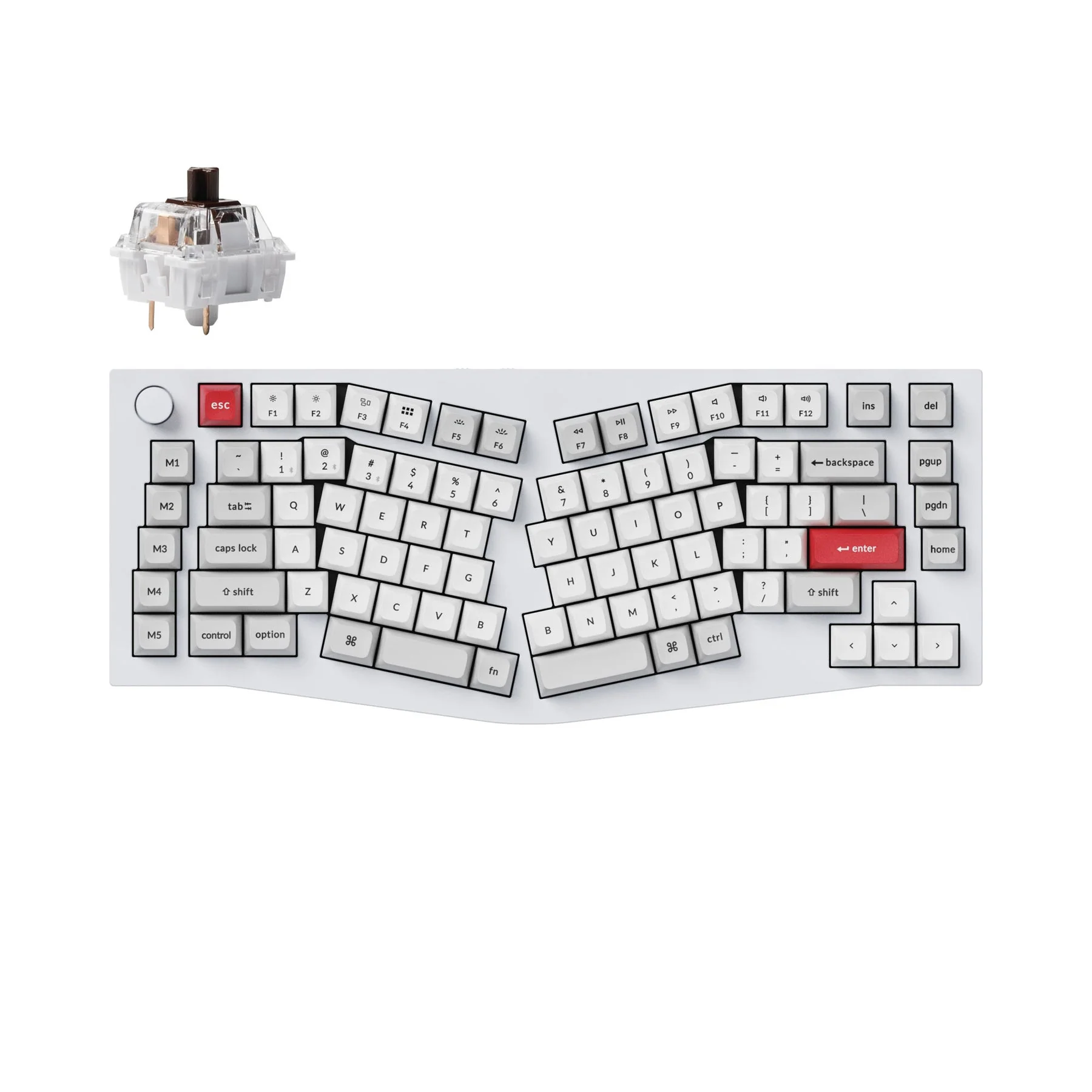 Keychron Q10 Pro (Alice Layout) QMK/VIA Wireless Custom Mechanical Keyboard (US Layout) - Image 8