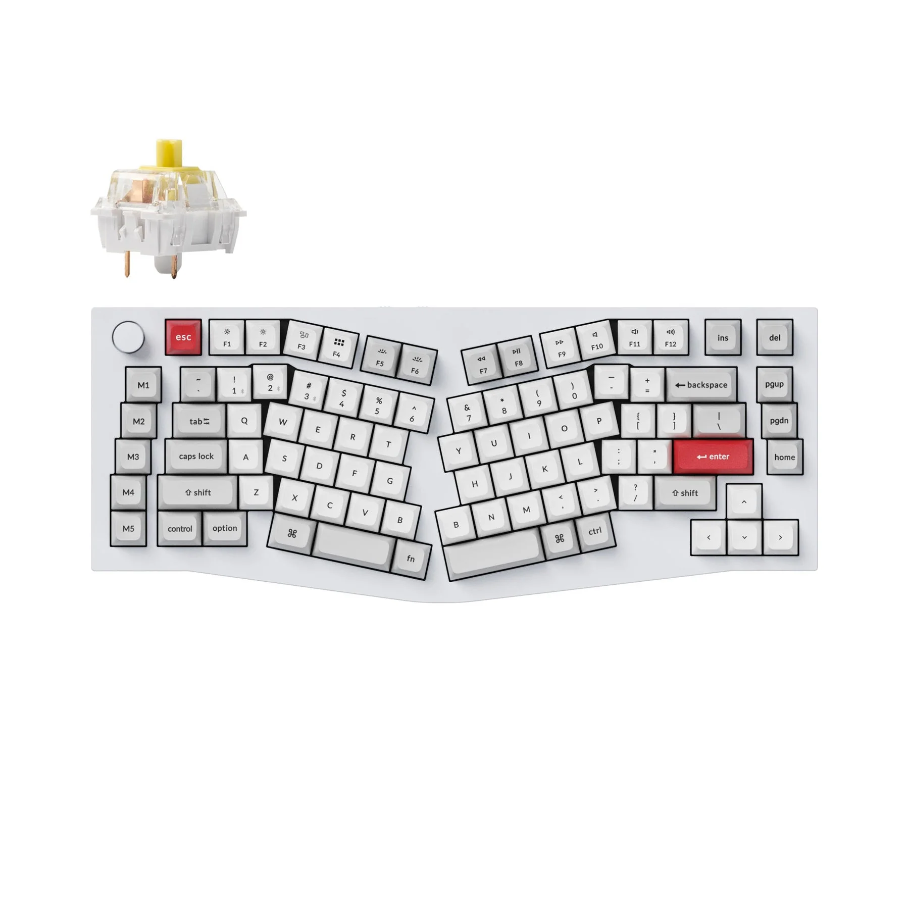 Keychron Q10 Pro (Alice Layout) QMK/VIA Wireless Custom Mechanical Keyboard (US Layout) - Image 9