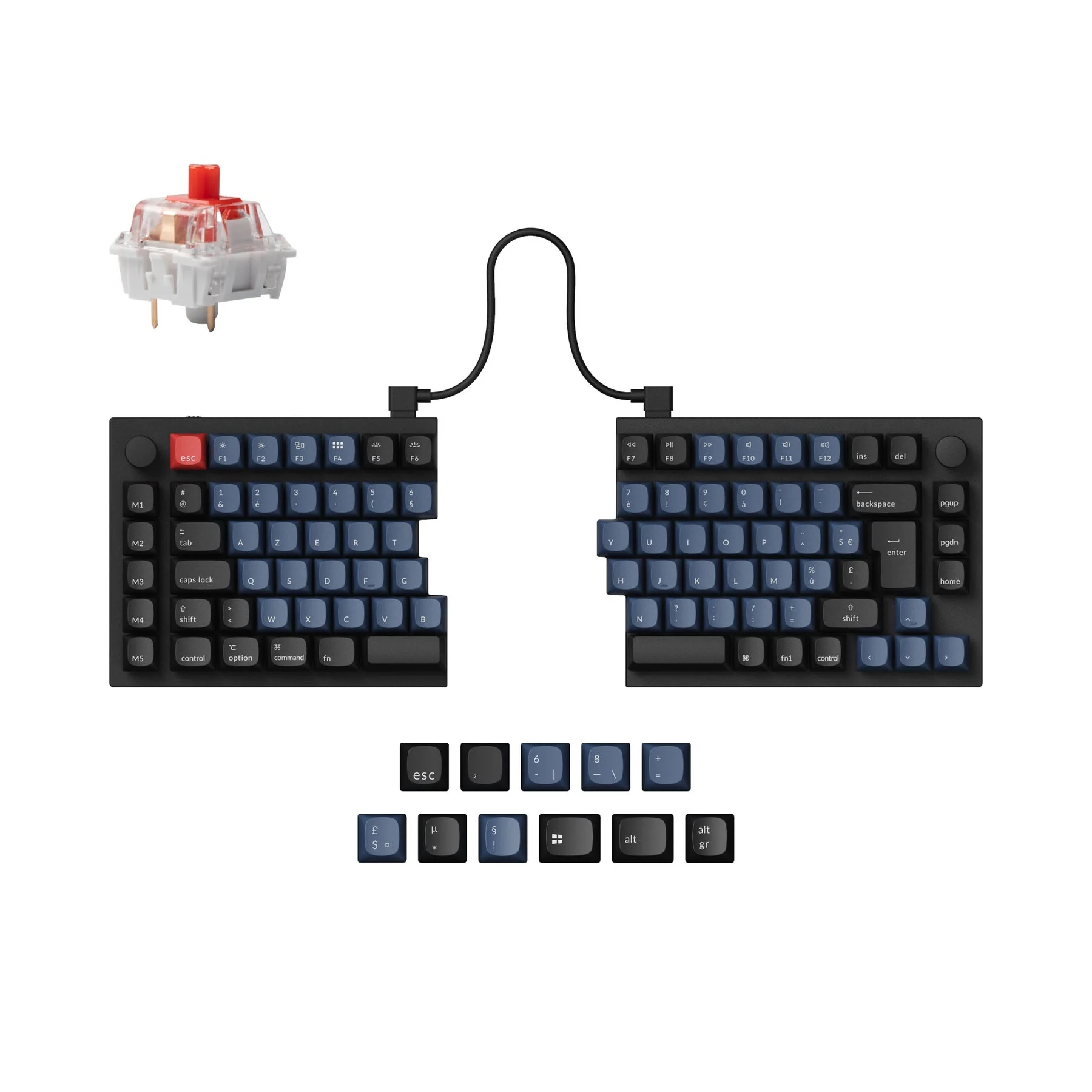 Keychron Q11 QMK Custom Mechanical Keyboard ISO Layout Collection - Image 10