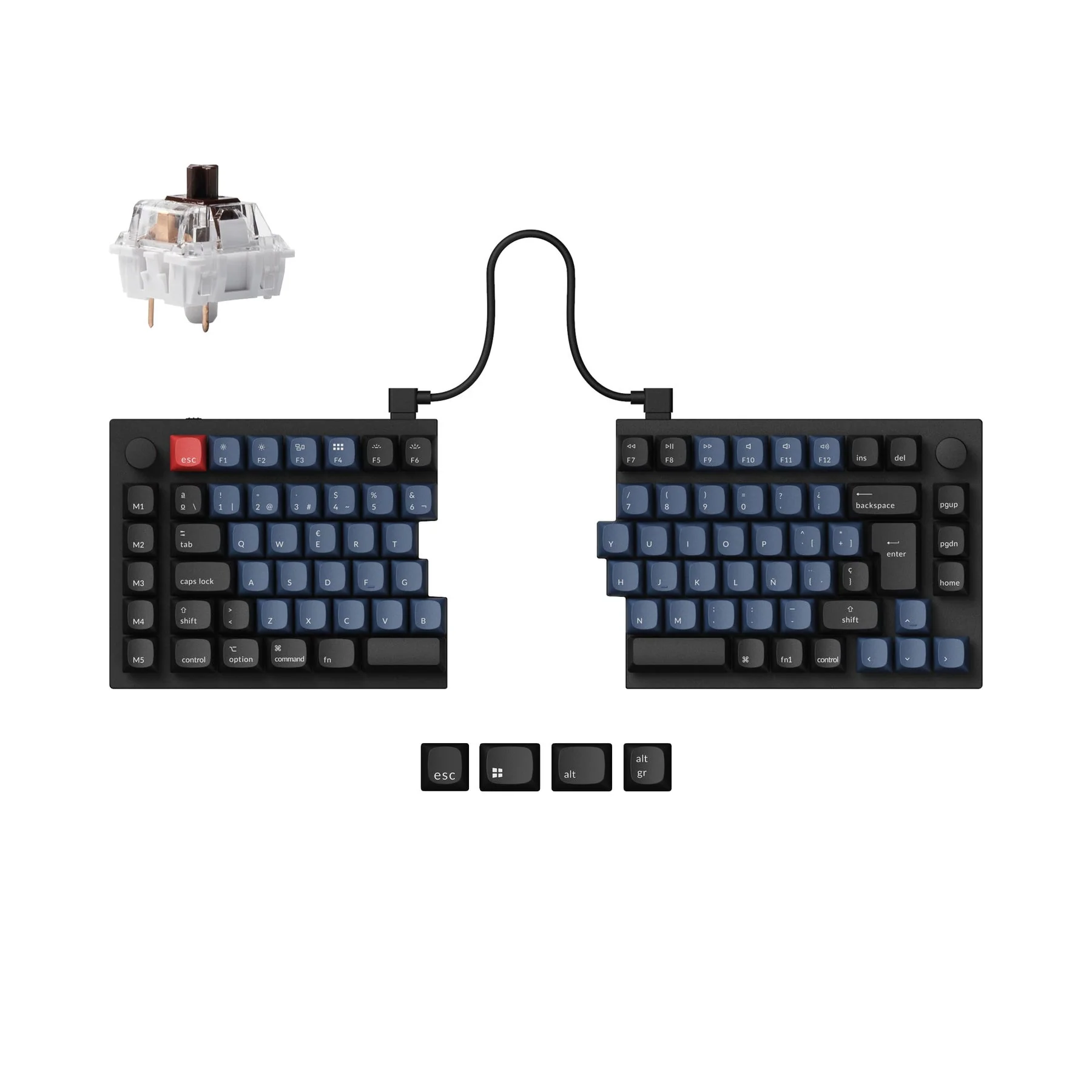 Keychron Q11 QMK Custom Mechanical Keyboard ISO Layout Collection - Image 14