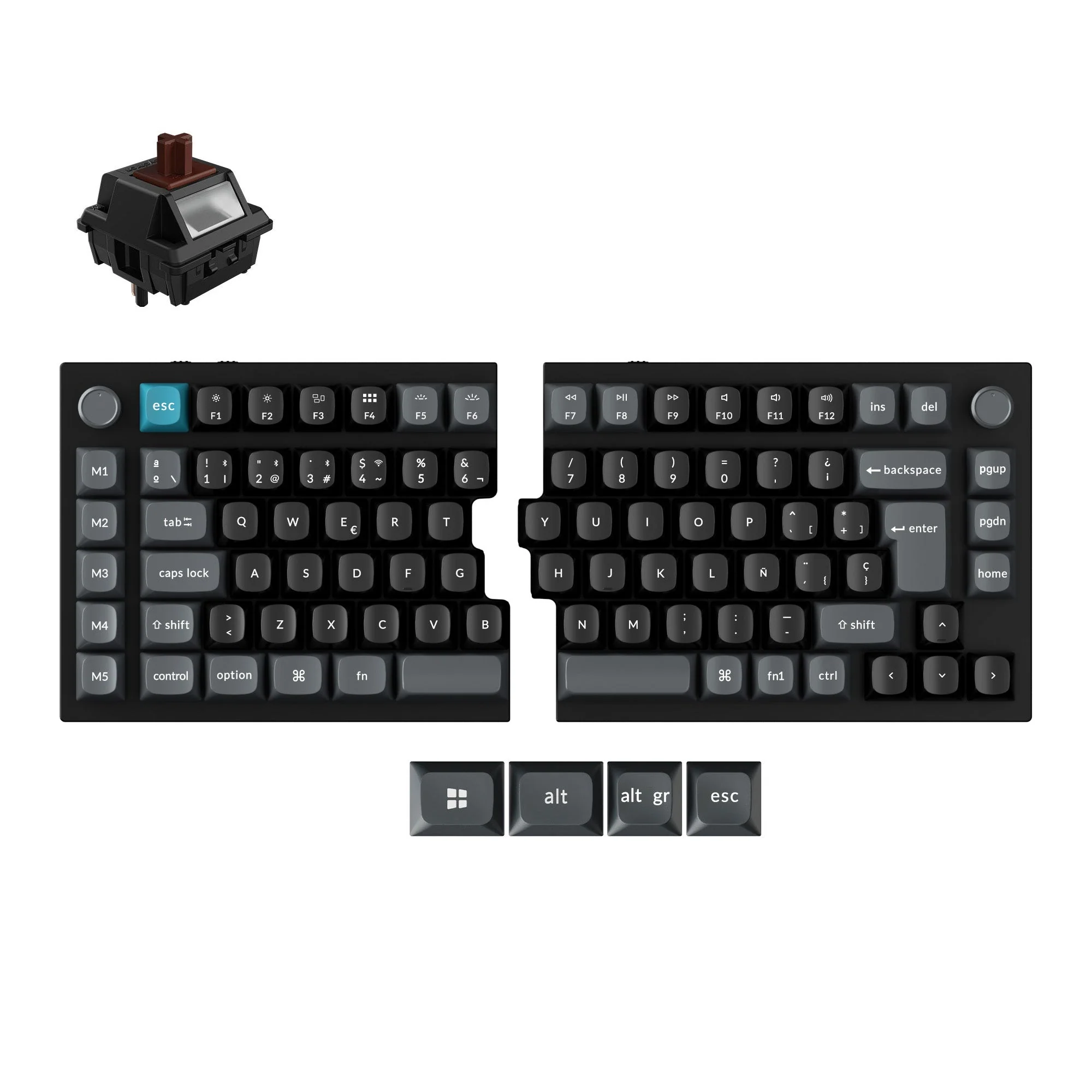 Keychron Q11 Ultra 8K Wireless Custom Mechanical Keyboard ISO Layout Collection - Image 4
