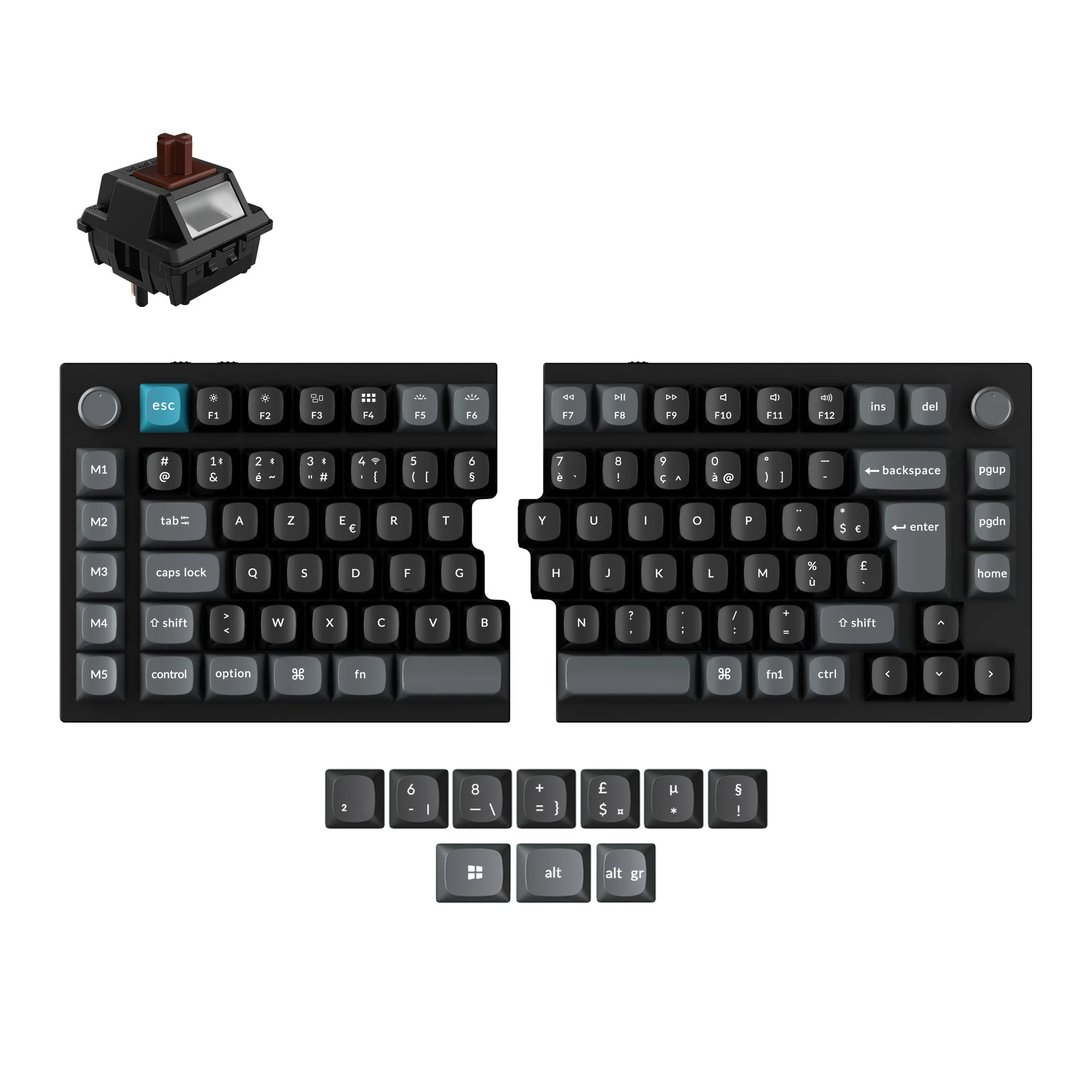 Keychron Q11 Ultra 8K Wireless Custom Mechanical Keyboard ISO Layout Collection - Image 7
