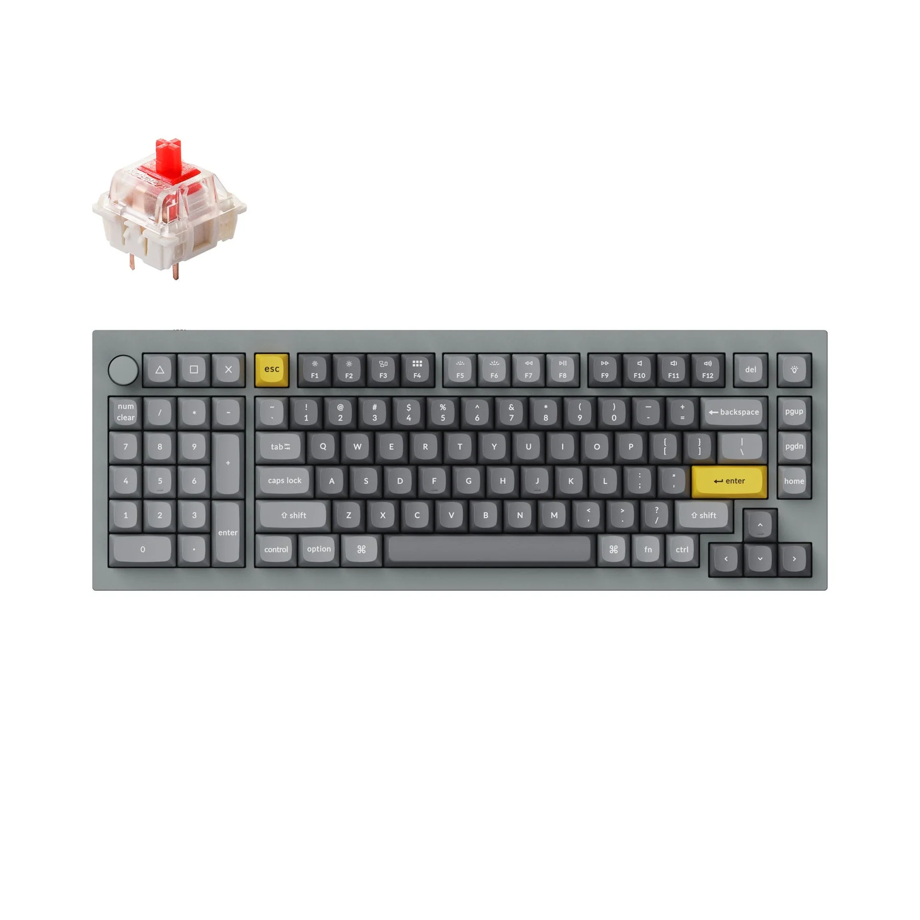 Keychron Q12 QMK Custom Mechanical Keyboard (US Layout) - Image 9
