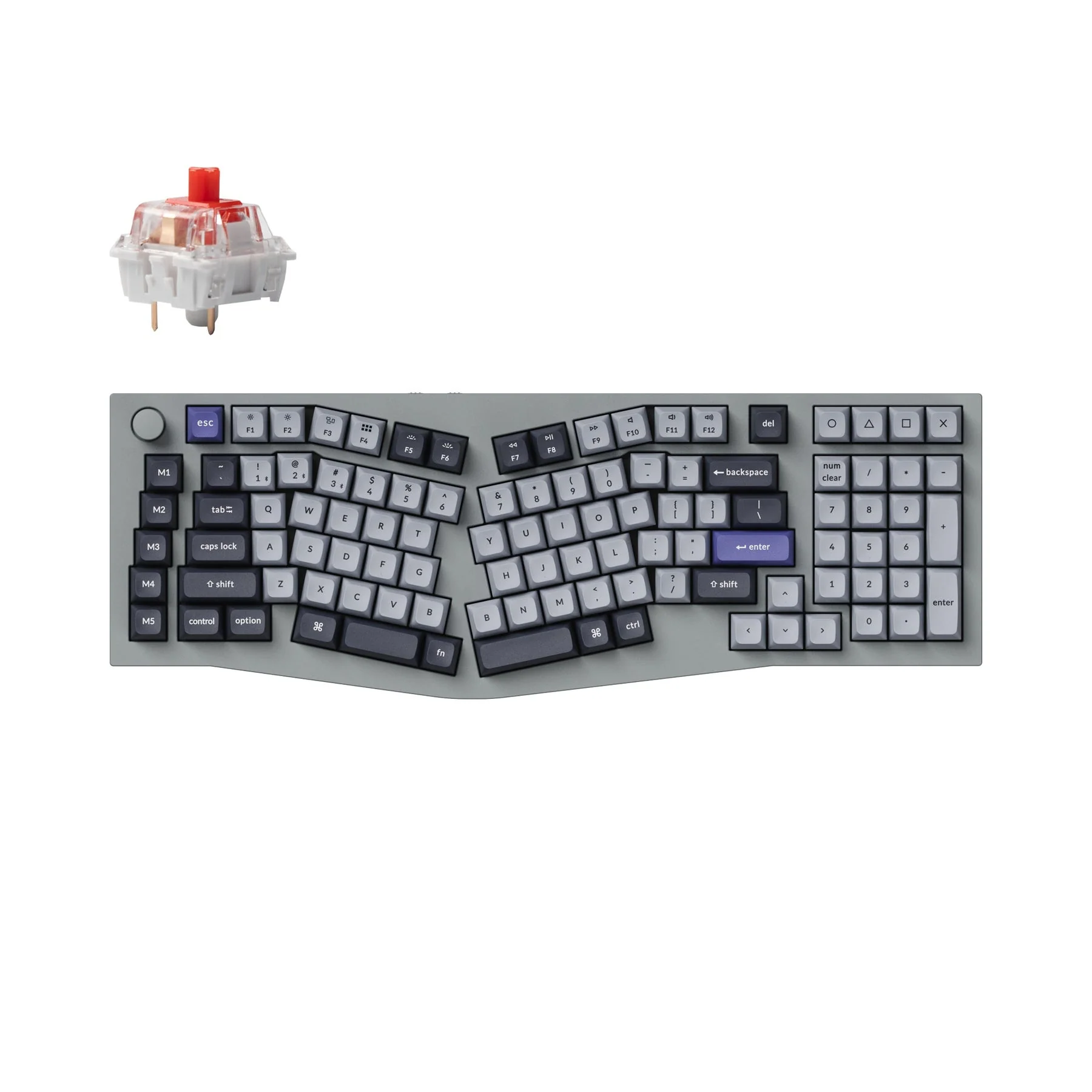 Keychron Q13 Pro (Alice Layout) QMK/VIA Wireless Custom Mechanical Keyboard (US Layout) - Image 4