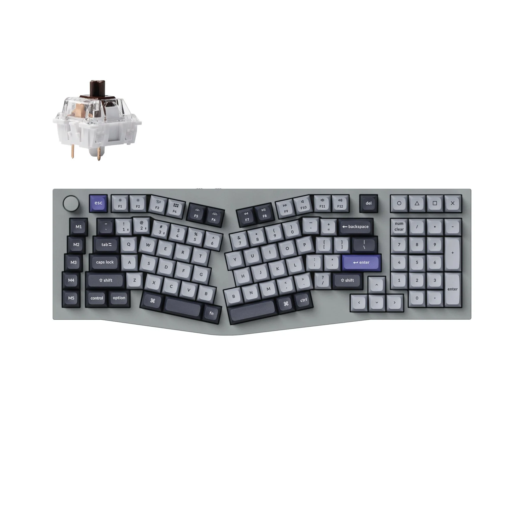 Keychron Q13 Pro (Alice Layout) QMK/VIA Wireless Custom Mechanical Keyboard (US Layout) - Image 5